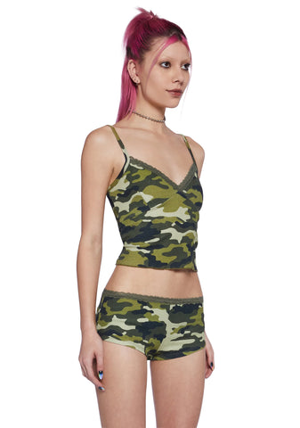 Majorly In Love Camo PJ Set