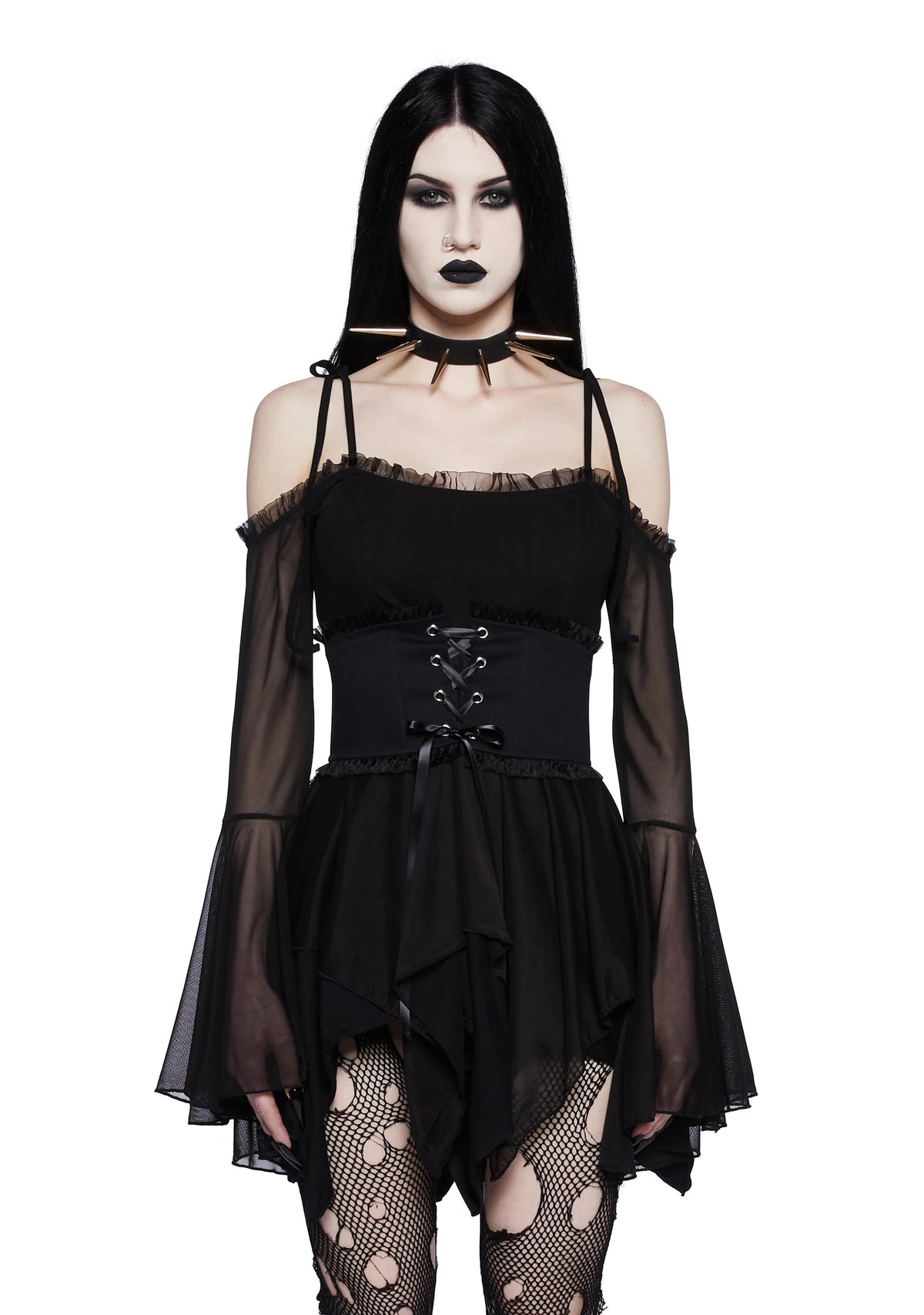 So Bewitching Corset Handkerchief Dress