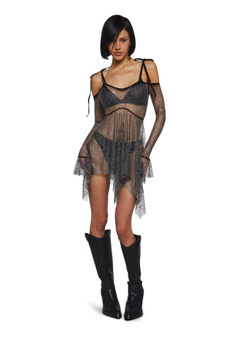 F Is For Fairies Handkerchief Dress - Rhinestone