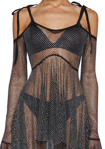 F Is For Fairies Handkerchief Dress - Rhinestone