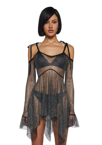 F Is For Fairies Handkerchief Dress - Rhinestone