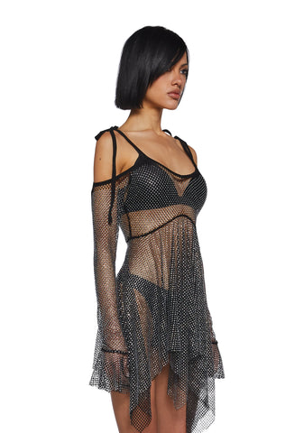 F Is For Fairies Handkerchief Dress - Rhinestone