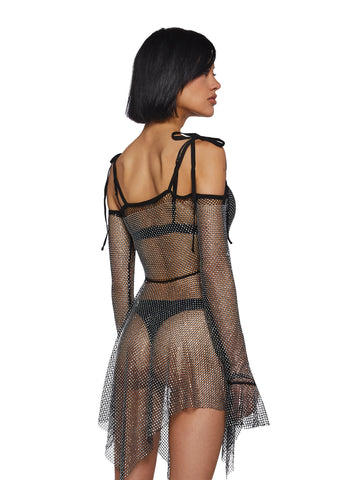 F Is For Fairies Handkerchief Dress - Rhinestone