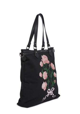 Shadow Bloom Tote Bag