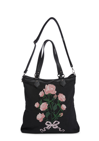 Shadow Bloom Tote Bag