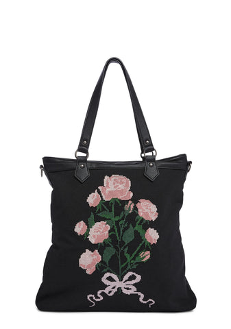 Shadow Bloom Tote Bag