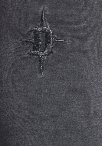 Washed Lace-Up Stockings