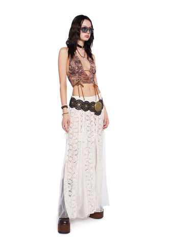 Boho Heart Maxi Skirt