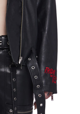 Vile Voorhees Oversized Moto Jacket