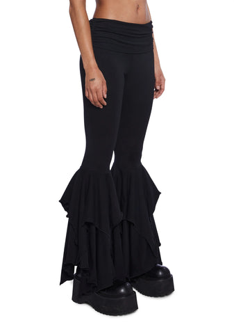 F Is For Fairies™  Flare Pants - Black