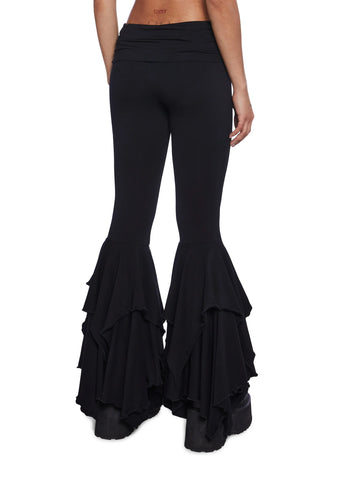 F Is For Fairies™  Flare Pants - Black