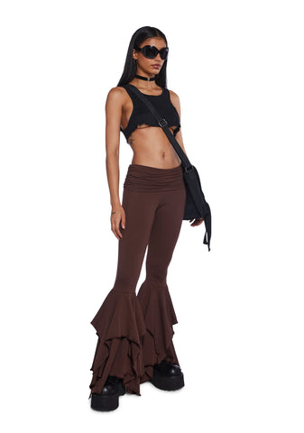 F Is For Fairies™  Flare Pants - Brown