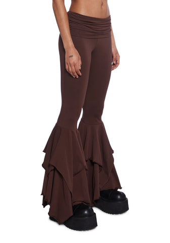 F Is For Fairies™  Flare Pants - Brown