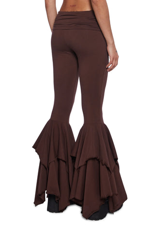 F Is For Fairies™  Flare Pants - Brown