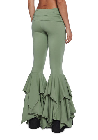 F Is For Fairies™  Flare Pants - Sage