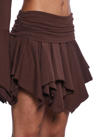 F Is For Fairies™  Mini Skirt - Brown