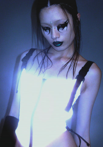 Hologram Party Corset Top