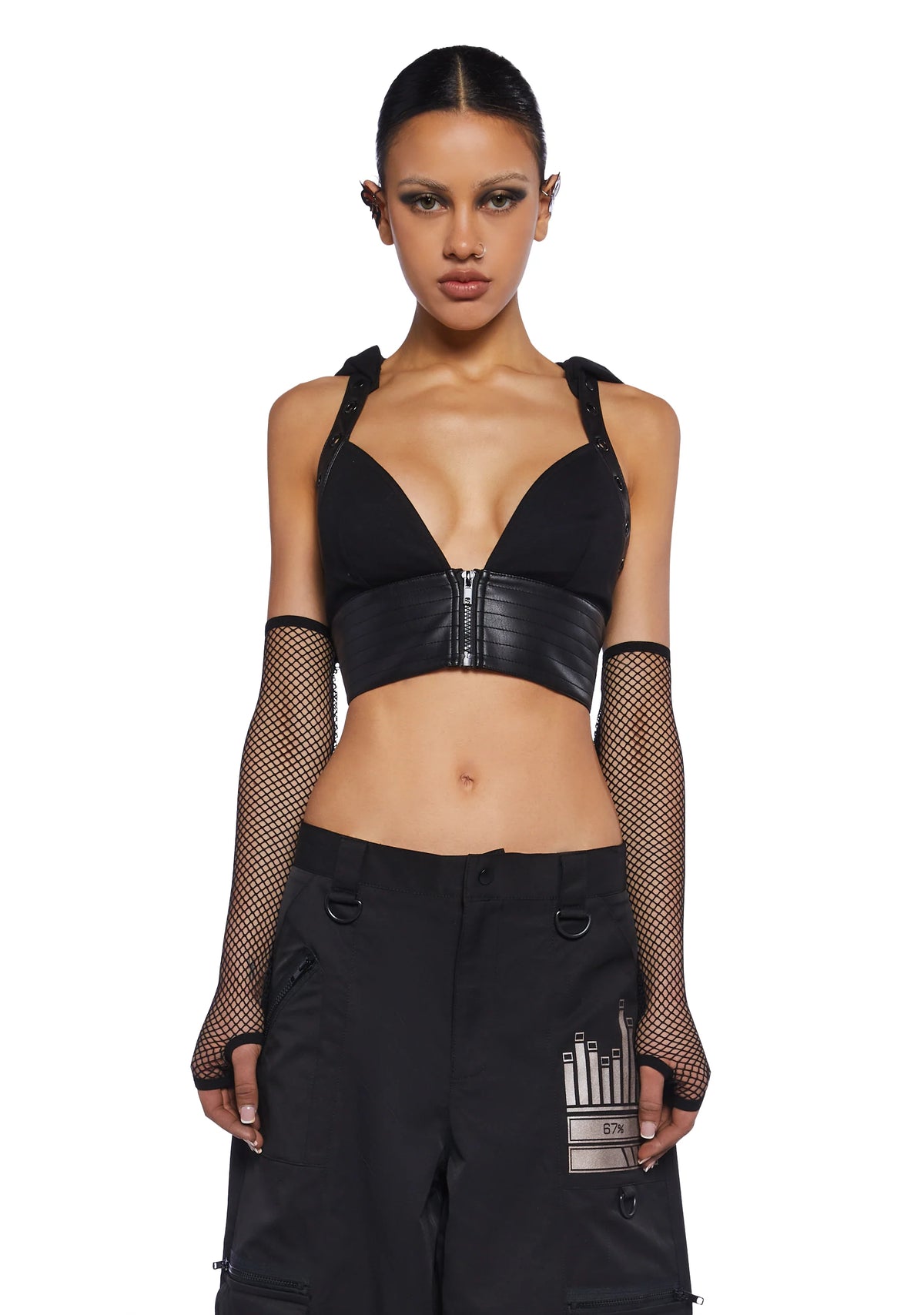 Immortal Distortion Bra Top