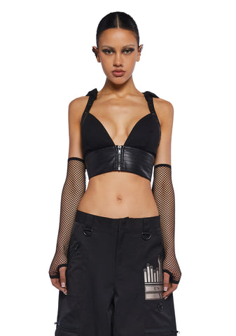 Immortal Distortion Bra Top