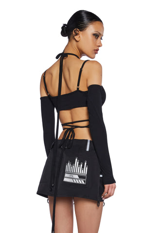 Synth Sanctuary Wrap Top