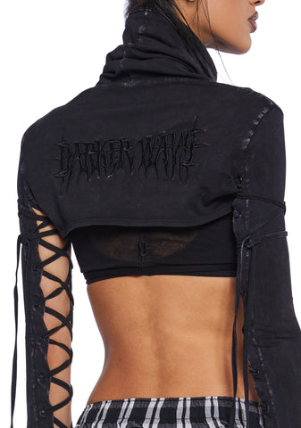 Charged Lace-Up Shrug