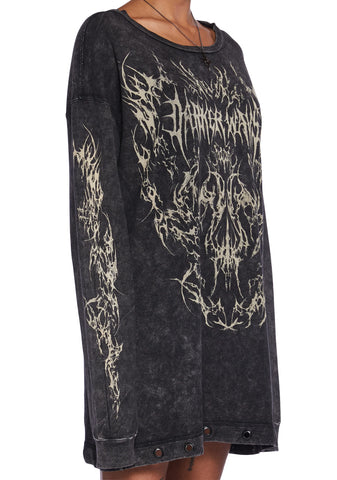 Charged Oversized Graphic Tee