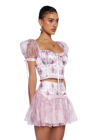 Delightfully Dignified Crop Top