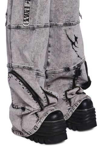 Charged Washed Cargo Jeans