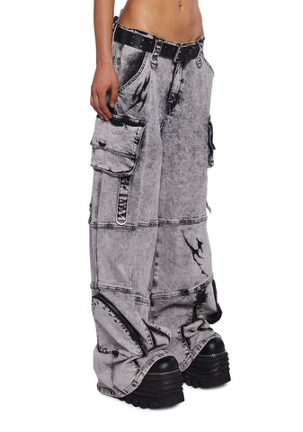 Charged Washed Cargo Jeans
