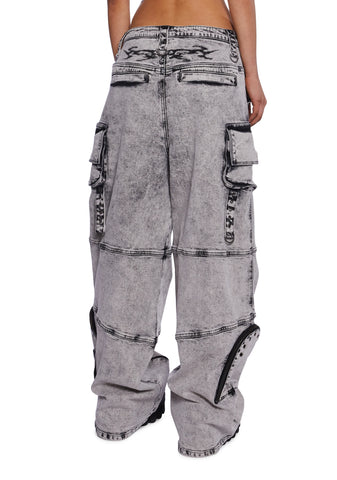 Charged Washed Cargo Jeans