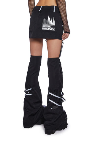 In The Matrix Mini Skirt With Leg Warmers