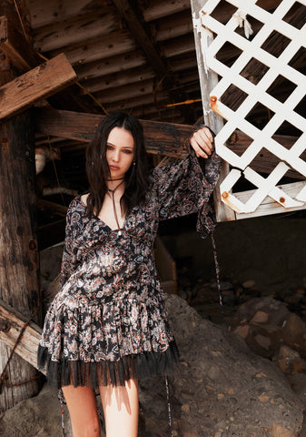 Dreamy Dusk Mini Dress - Multi