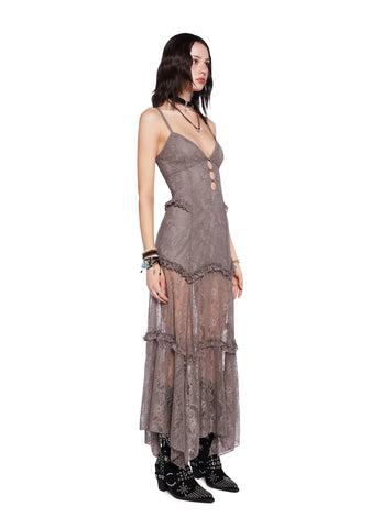 Imagined West Maxi Dress - Brown