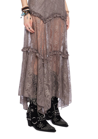 Imagined West Maxi Dress - Brown