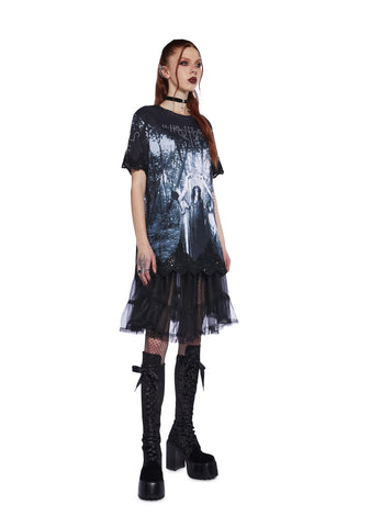 Moonlit Magic Shirt Dress