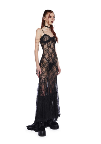 Blind Intuition Maxi Dress - Black