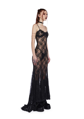 Blind Intuition Maxi Dress - Black