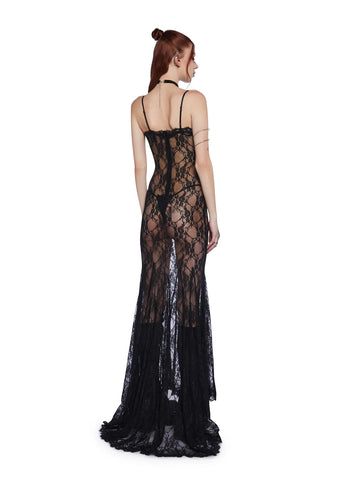 Blind Intuition Maxi Dress - Black