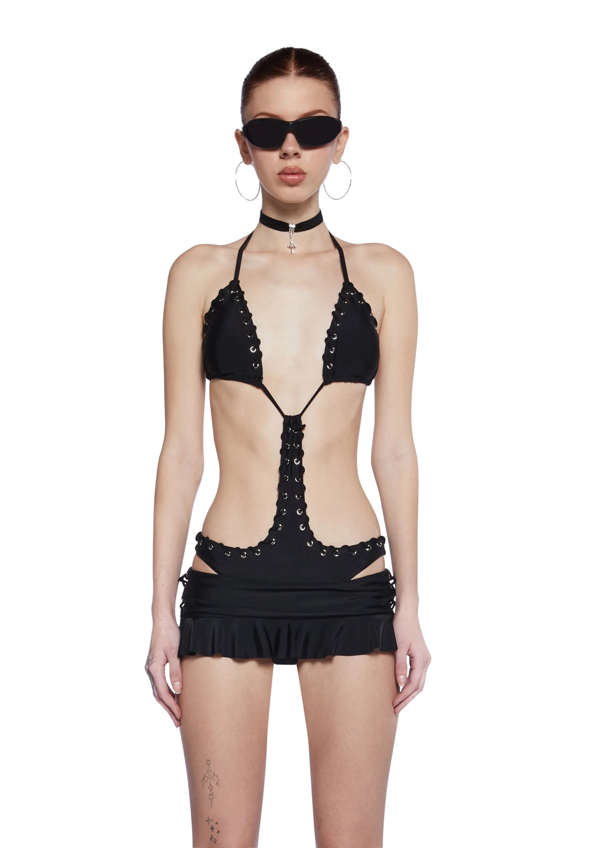 Romy Monokini And Skirt Set