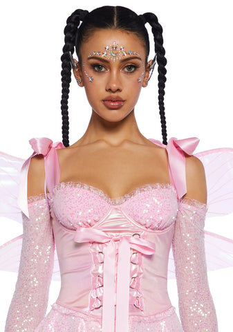 Cyber Fairy Costume Set - Pink