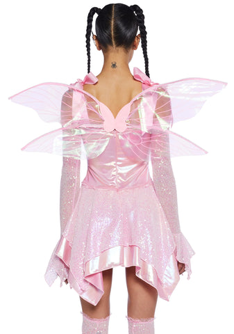 Cyber Fairy Costume Set - Pink
