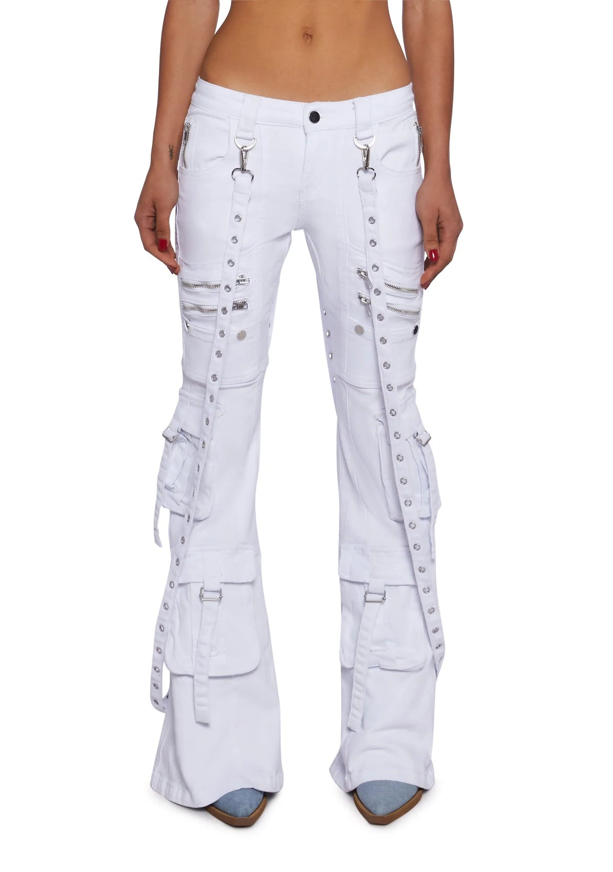 Aurora Cargo Jeans - White