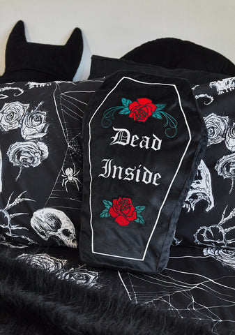 Dead Inside Throw Pillow