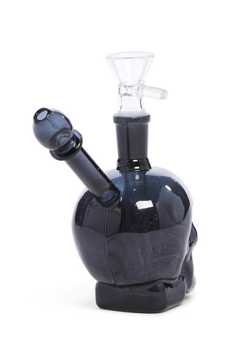 Let's Rot Skull Bong - Black