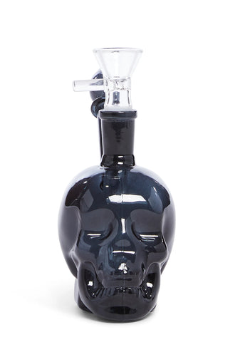 Let's Rot Skull Bong - Black