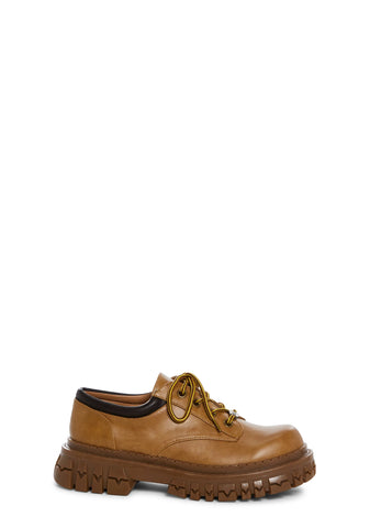 Teen Craft Oxford Shoes - Light Brown