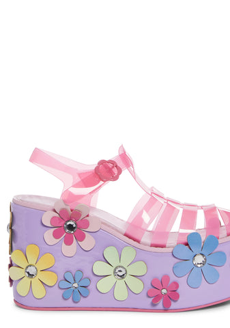 Bloom For Love Platform Sandals