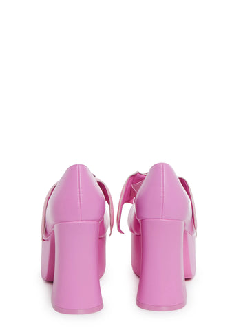 X Monster High Deelite Draculaura Platform Mary Janes - Pink