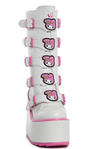 X Sanrio Dune Platform Boots - My Melody