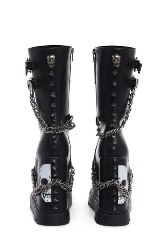 She’s Dangerous Platform Ankle Boots